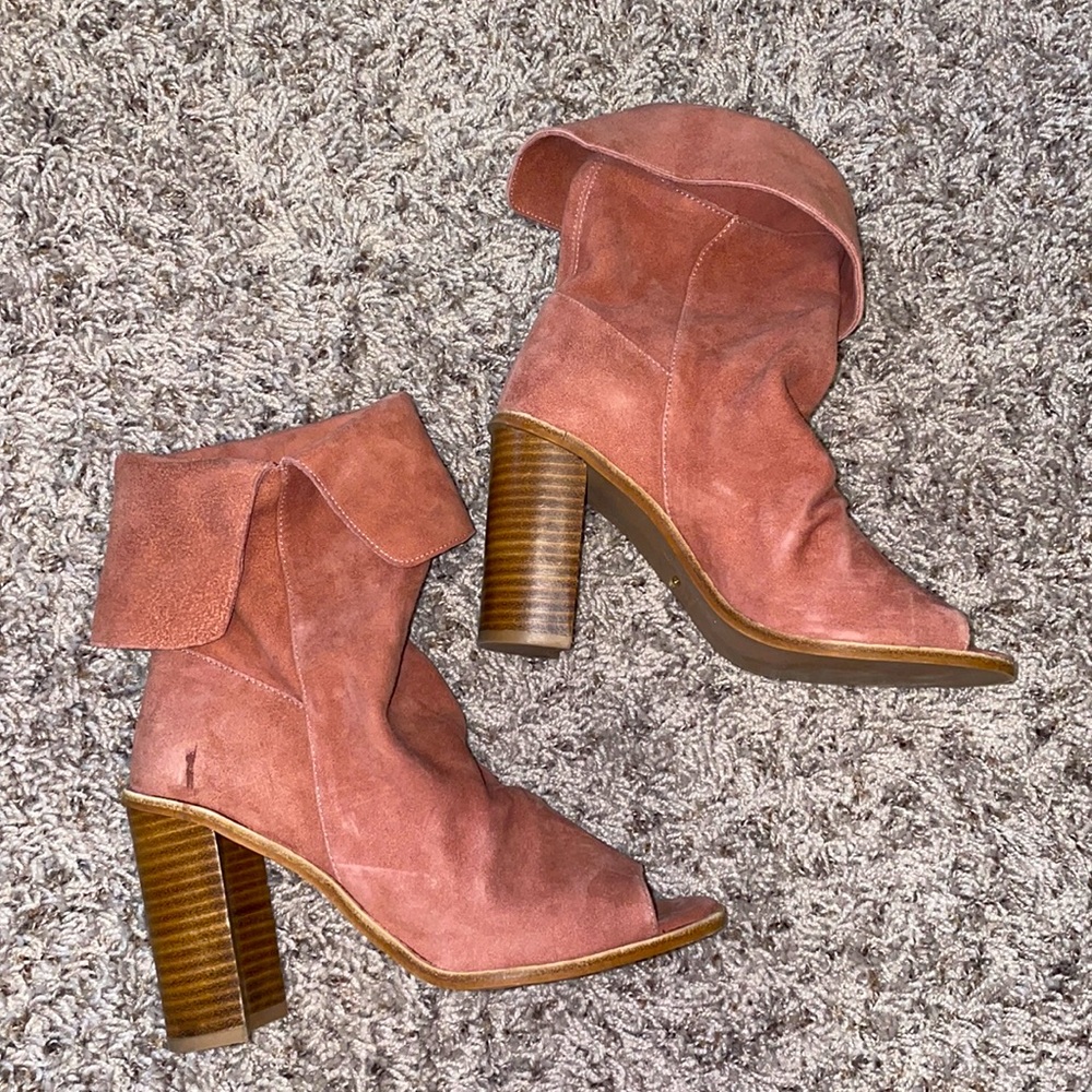 Chinese Laundry Slouchy Peep Toe Booties
